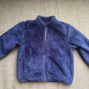 [Brand New] Uniqlo Baby Fluffy Yarn Fleece Full-Zip Jacket 90